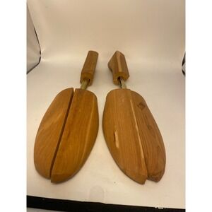 ROCHESTER SHOE TREES  SHOE KEEPERS 20 L SOLID LIGHT WOOD  MARKED‎ 4 MOHAWK